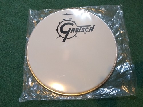 Gretsch white logo - white,
