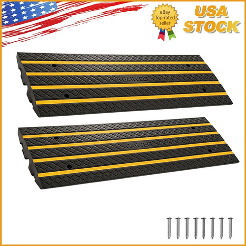Rubber curb ramps - 48", for