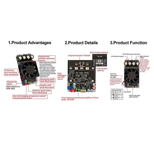 Digital power amplifier - amplifier, board