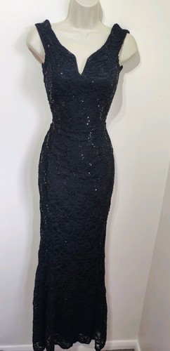 Quiz black sequin - quiz, lace