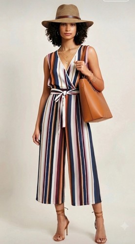 Primark striped wrap jumpsuit - primark,