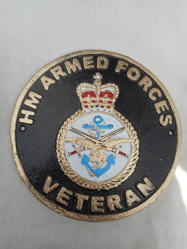 Armed forces veteran - h.m.,