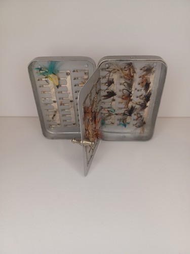 Vintage fly fishing tin - , by