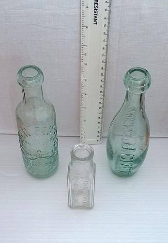 Vintage glass bottles 3 - vintage,