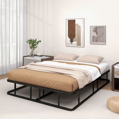 King size metal bed - metal, frame