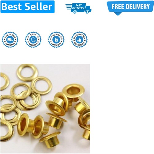 Solid brass 5mm eyelets - solid,