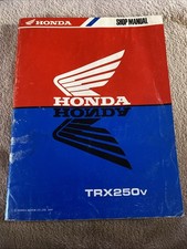 1997 Honda TRX 250v Quad Bike Shop Manual