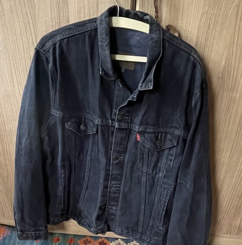 Levi trucker dark - trucker, denim