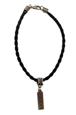 PLAITED LEATHER BRACELET Variety Yin Yang Pentagram Gift + Bag * Huge Choice *