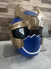 Navy Blue Thunder Power Rangers Ninja Storm Cosplay Replica Helmet