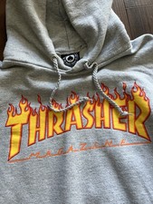 Vintage Thrasher Hoodie Mens S