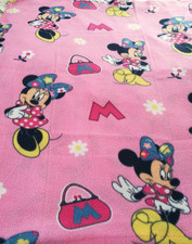 Disney Pink Minnie Mouse Blanket 61" x 48"