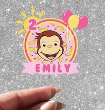 Pink girls curious George