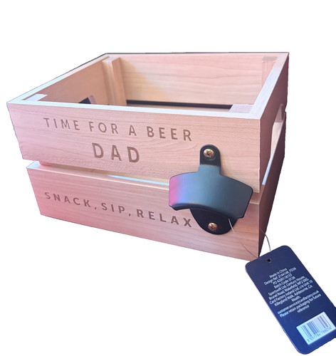 Wooden beer crate storage - wooden, box