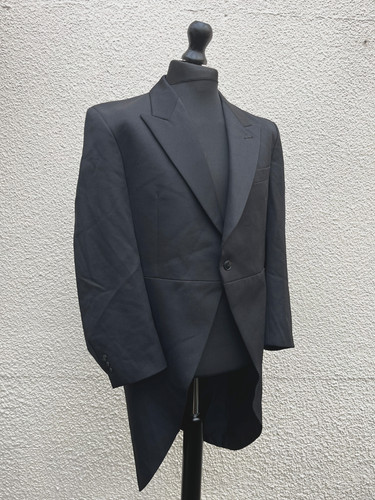 Men formal black wool - black,
