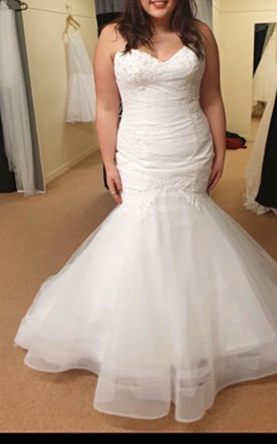 Wed2b ivory strapless - wed2b,