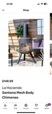 Mesh Body Garden Chimenea
