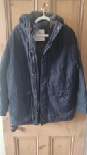 Hollister Navy Parka Jacket S
