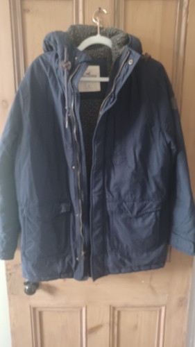 Hollister navy parka jacket - hollister,