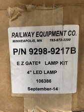Railway Equipment Co RECO EZ Gate Lamp Kit 9298-9217B 4" LED lamp READ