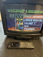 *RARE* Sony KV-M1410U - 14 inch CRT TV Retro Gaming  14” &Remote/instructions