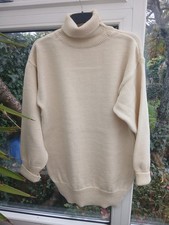 BNWOT SUBMARINERS NIFFI NAUTICAL RANGE ROLL NECK WOOLEN  JUMPER LARGE RRP £86