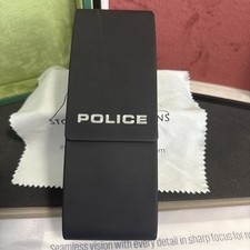 Police Flip Top Glasses Case