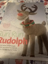 Alan Dart - RUN, RUN RUDOLF. Knitting Pattern. MAGAZINE EXTRACT