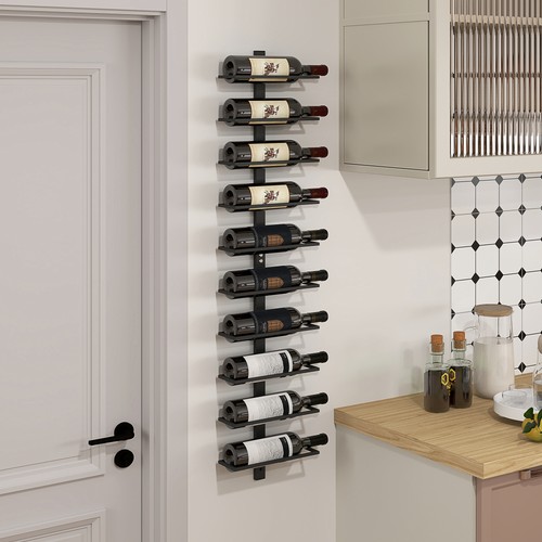 Bottle wall mount wine rack - wine,