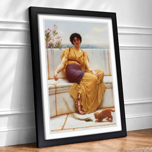 Idleness john william godward - john,
