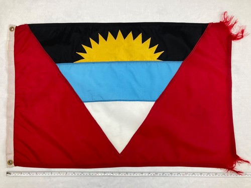 Antigua flag courtesy vintage - antigua,
