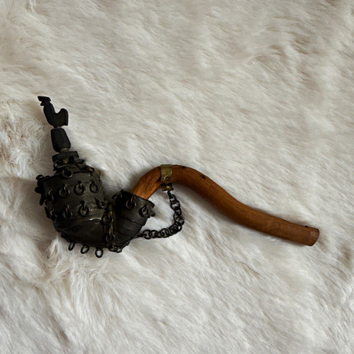 Estate metal tobacco pipe with - metal,