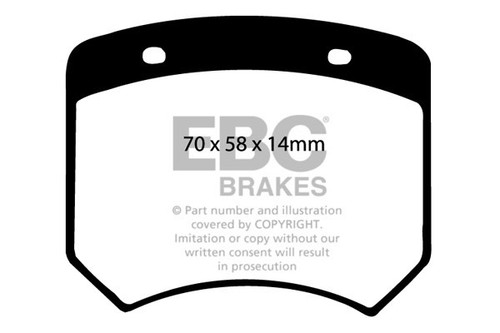 Ebc yellowstuff front brake - ebc,