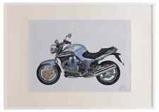MotoGuzzi Breva1200 2008 A2 framed limited edition print drawing