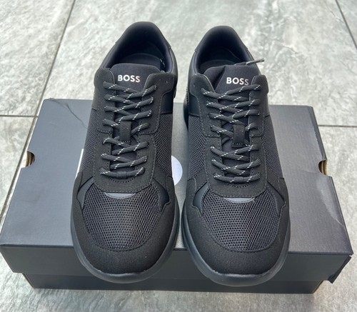 Trainers mens boss black - mens,