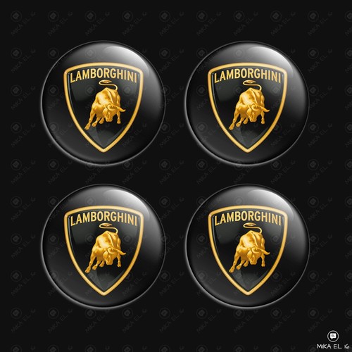 Lamborghini wheel hub - lamborghini, caps