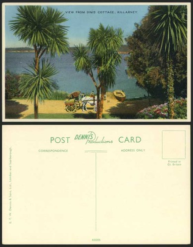 Ireland old postcard killarney - ireland,
