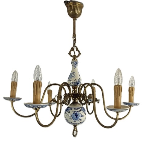 Delft chandelier blue - delft, 6