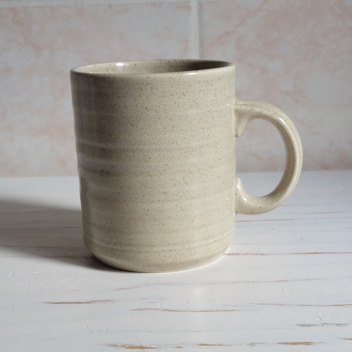 Studio pottery mug cup grey - studio,