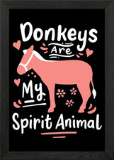 Donkeys Donkey Lover Framed
