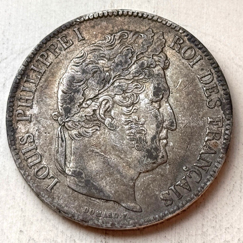 Francs 1837 france louis - 1837,