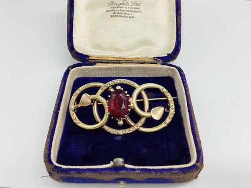 Victorian pinchbeck brooch - victorian,