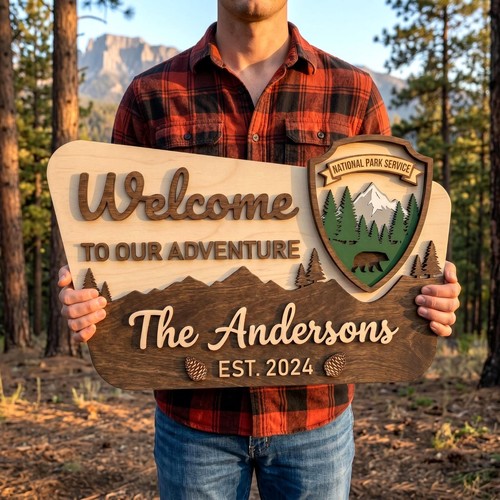 Custom national park welcome - national,
