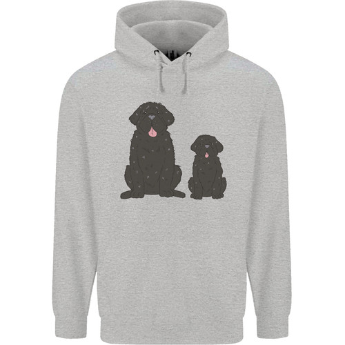 Newfoundland dog with puppy - with,