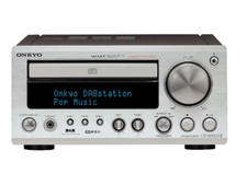Onkyo CR-505 DAB CD Player Silver Receiver Digital FM Radio-Superb Hi-Fi System