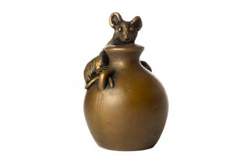 Oriele bronze resin - mouse, on