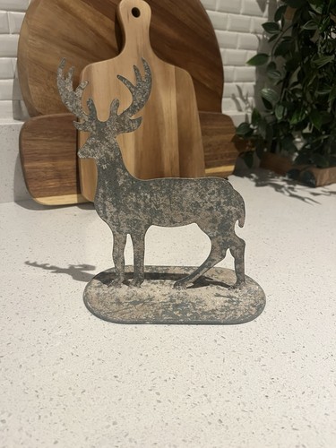 Shabby chic metal stag a - chic,