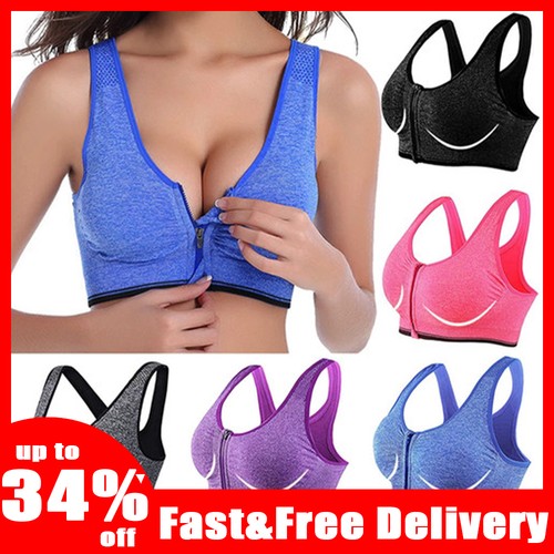 Ladies zip front fastening - front,