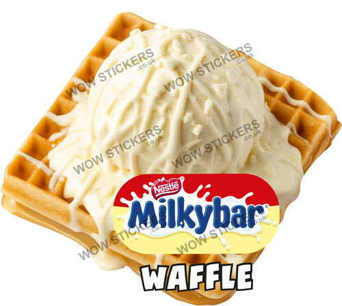 Ice cream van sticker milkybar - sticker,