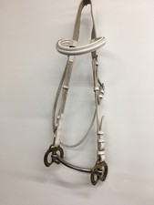 white Leather adj. Show Horse